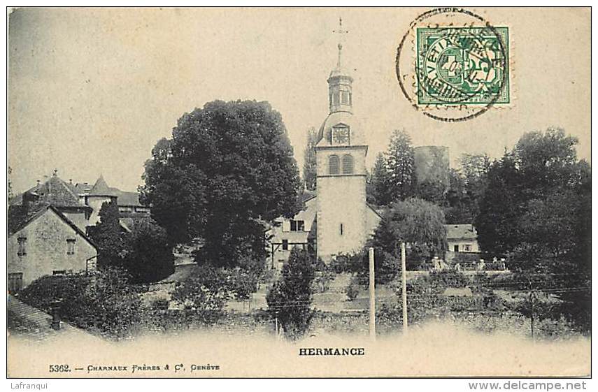 Suisse -ref C699- Hermance - Carte Bon Etat  - - Hermance