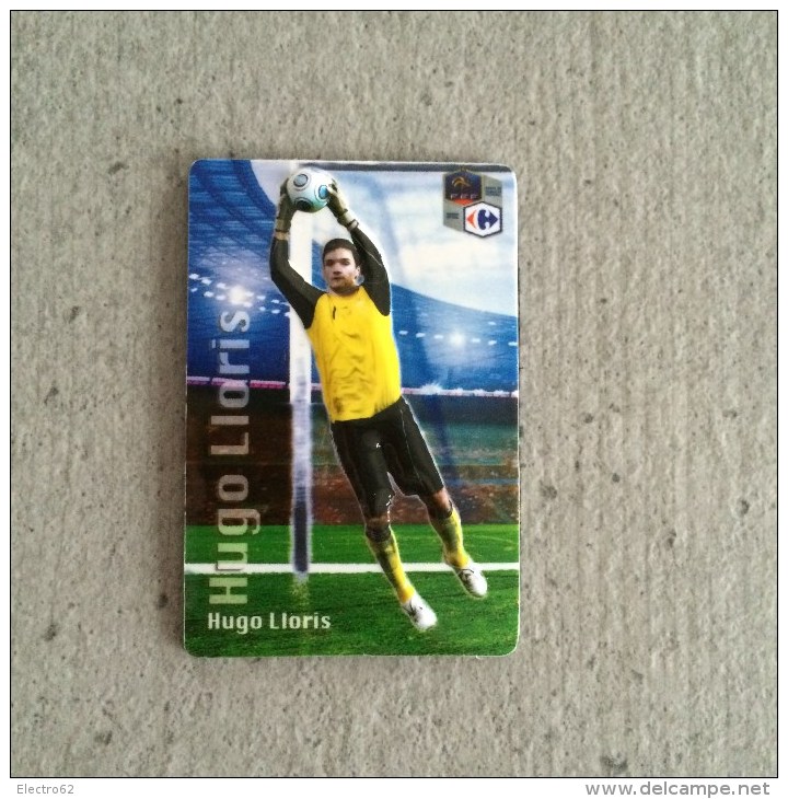 Magnet En Relief Equipe De France De Football 2010 Carrefour Huguo Lloris Gardien Fußball Fútbol Soccer Voetbal Fotball - Sports