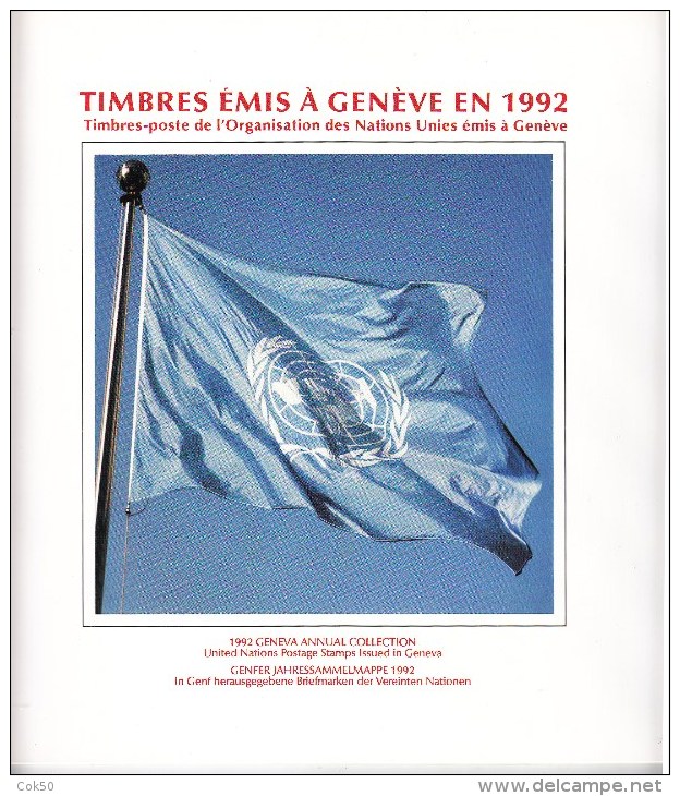 UN - United Nations Geneva 1992 MNH Souvenir Folder - Year Pack - Altri & Non Classificati