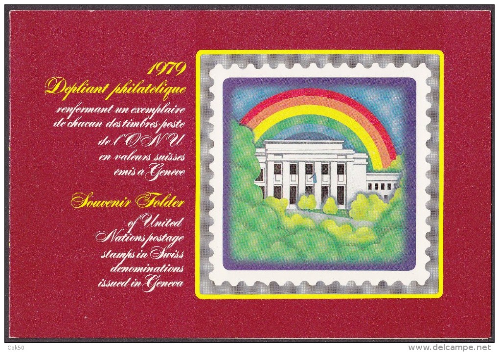 UN - United Nations Geneva 1979 Cancelled Souvenir Folder - Year Pack - Andere & Zonder Classificatie