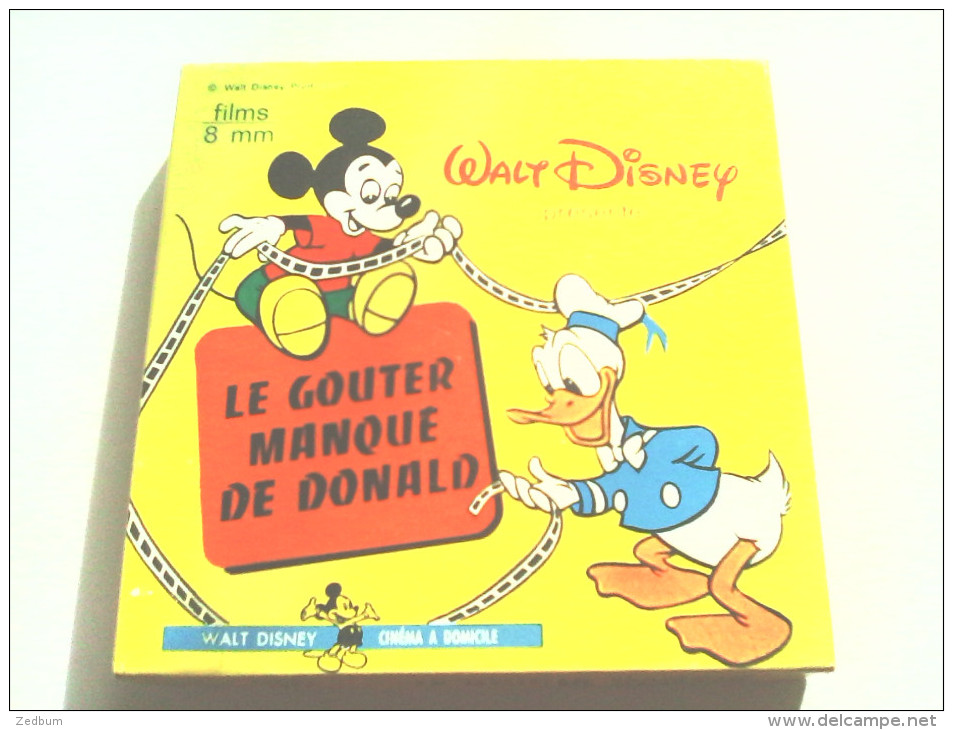 SUPER 8 - LE GOUTER MANQUE DE DONALD - WALT DISNEY - Bobinas De Cine: 35mm - 16mm - 9,5+8+S8mm