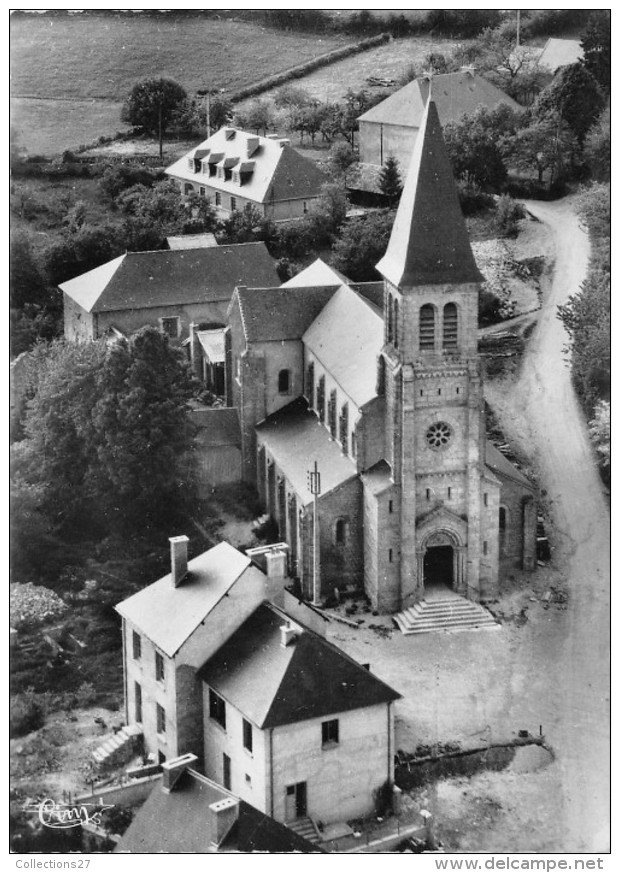 58-MONSAUCHE- VUE AERIENNE DE L'EGLISE - Montsauche Les Settons