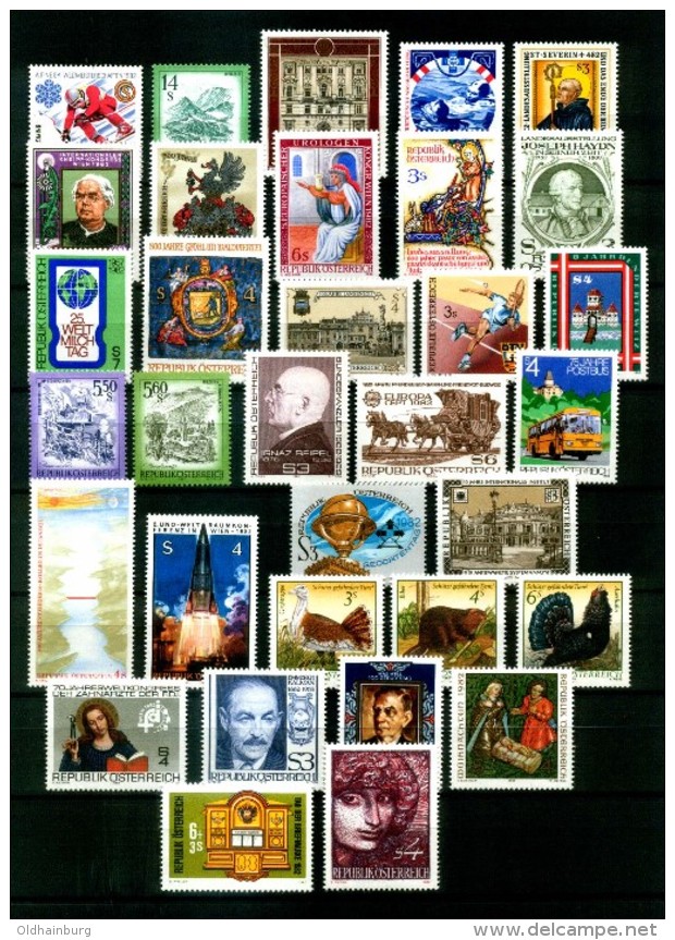 0001j: Österreich- Sammlung Jahrgänge 1977- 1982 ** Postfrisch Komplett - Verzamelingen