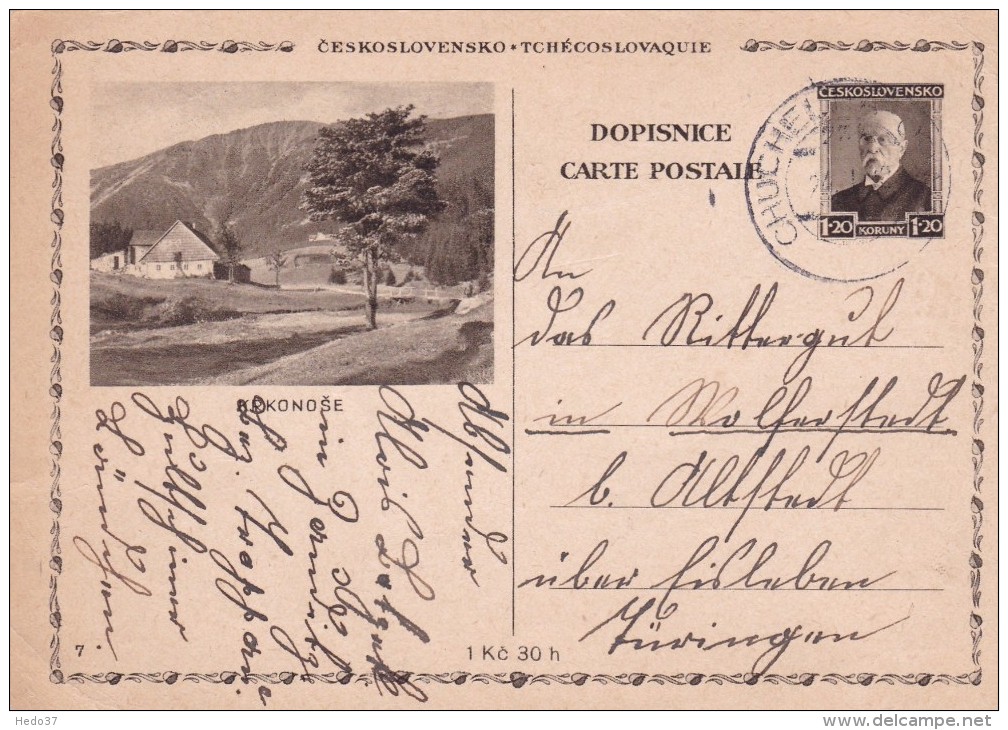 Tchécoslovaquie - Entiers Postaux - Cartes Postales