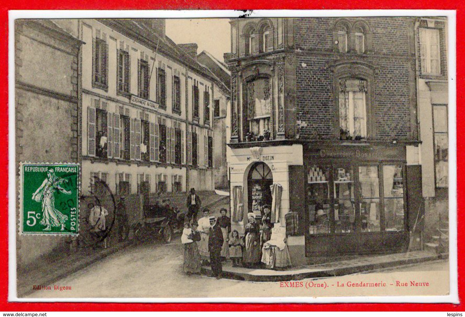 61 - EXMES --  La Gendarmerie - Rue Neuve - Exmes