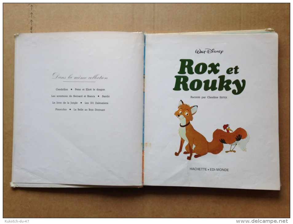 Disney Rox Et Rouky (1981) - Album Du Film - Disney