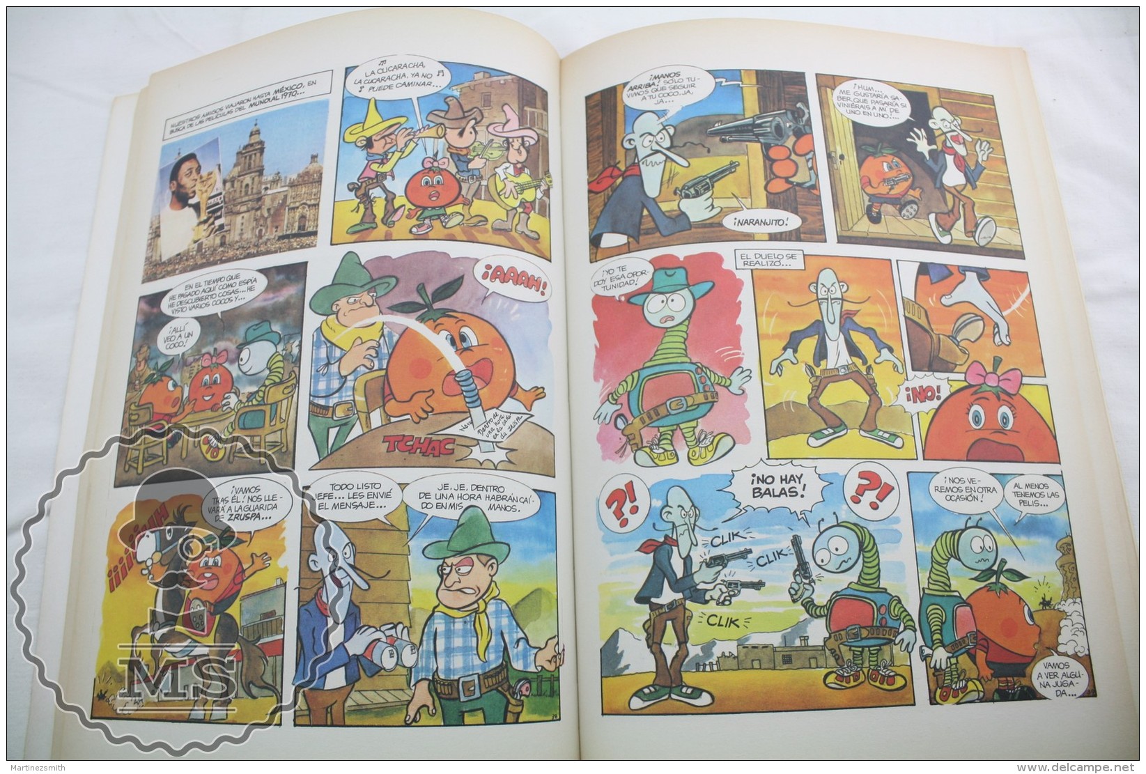 Collectible Football Spain 1982 FIFA World Cup Naranjito Mascot - Comic Book - Football In Action - Libros