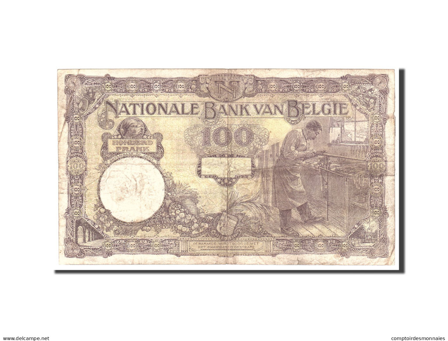 Billet, Belgique, 100 Francs, 1923, 1923-07-16, KM:95, TB+ - 100 Francs & 100 Francs-20 Belgas