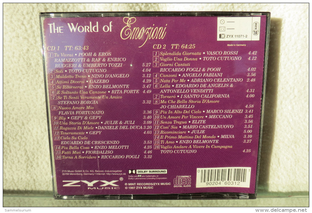 2 CDs "The World Of Emozioni" Italienische Musik - Other - Italian Music