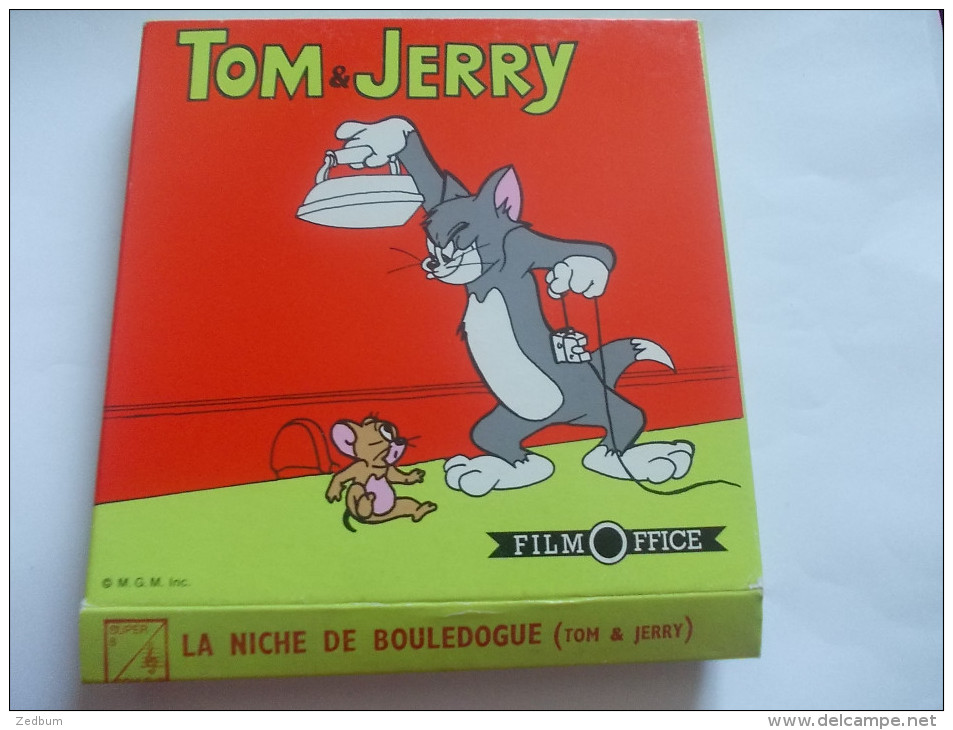 SUPER 8 - TOM & JERRY - LA NICHE DE BOULEDOGUE - FILM OFFICE - Bobinas De Cine: 35mm - 16mm - 9,5+8+S8mm