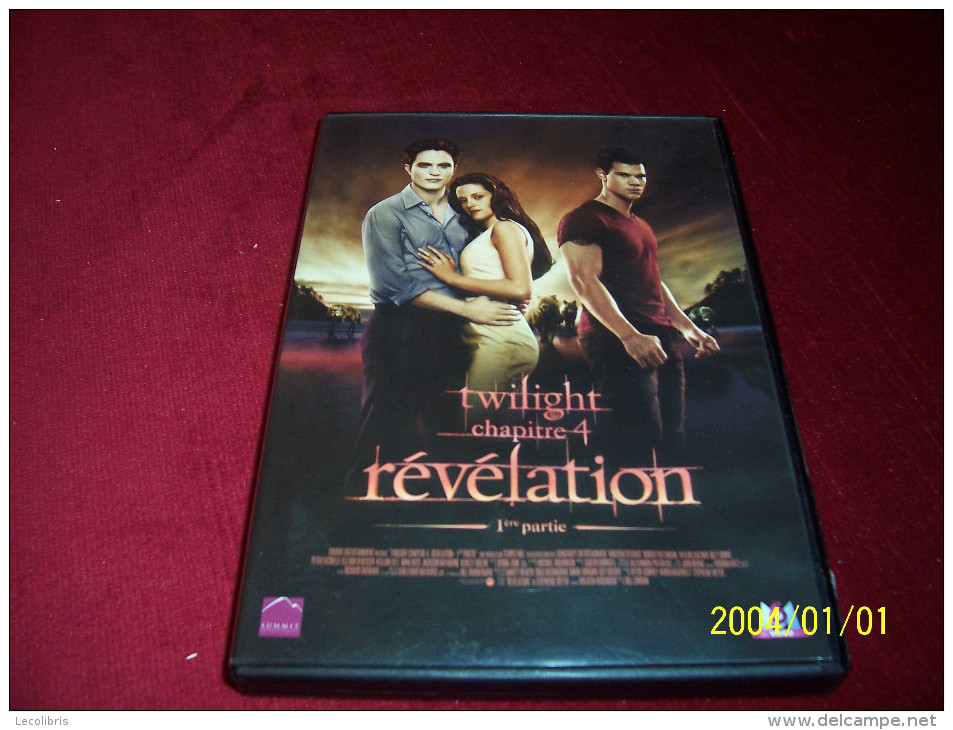 LOT DE 5 DVD °°°°°°  LA SERIE TWILIGHT  DE 1 A 5