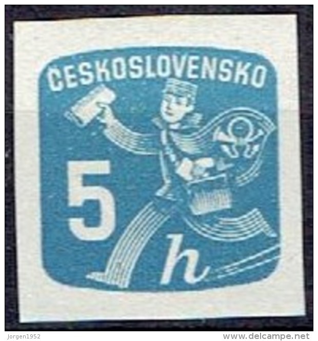 CZECHOSLOVAKIA # FROM 1945  STAMPWORLD 476* - Dagbladzegels