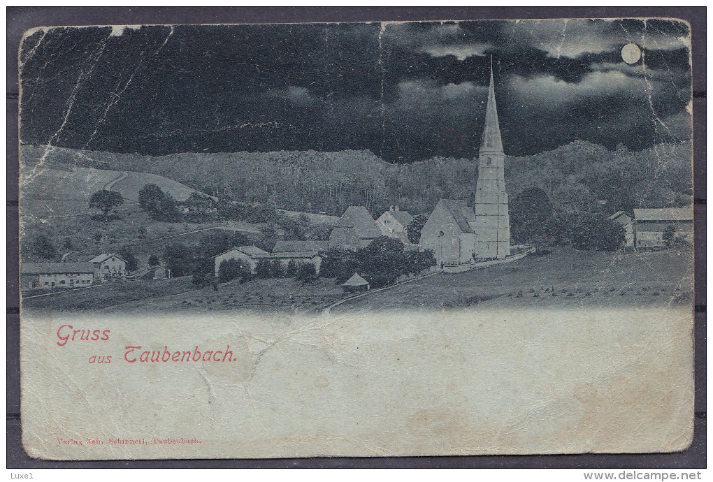 GERMANY , TAUBENBACH ,  OLD  POSTCARD - Simbach