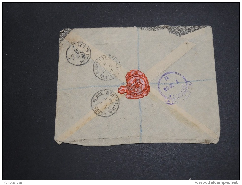 GRANDE BRETAGNE - Enveloppe En Recommandé Pour La France En 1904, Affranchissement Bicolore - A Voir - L  3596 - Cartas & Documentos