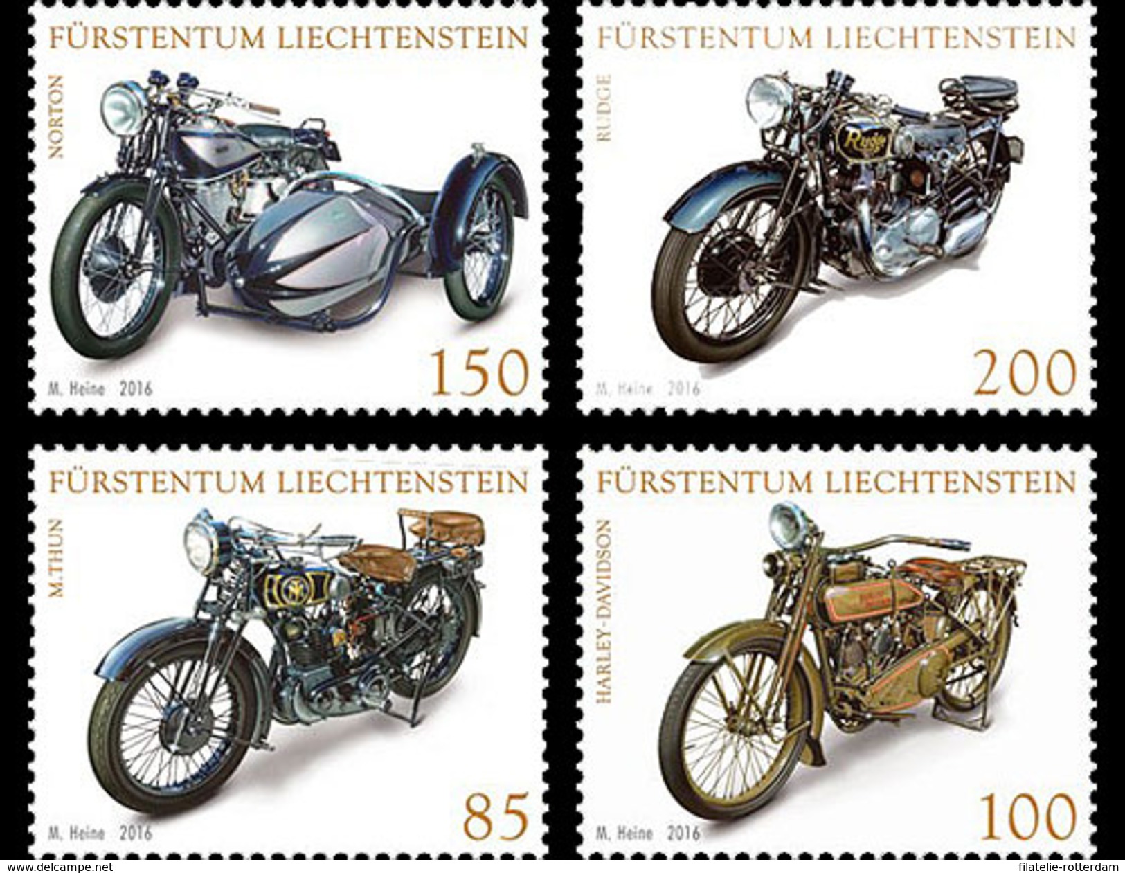 Liechtenstein - Postfris / MNH - Complete Set Motoren 2016 NEW!! - Unused Stamps