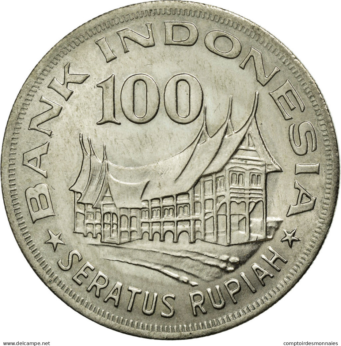 Monnaie, Indonésie, 100 Rupiah, 1978, TTB+, Copper-nickel, KM:42 - Indonésie