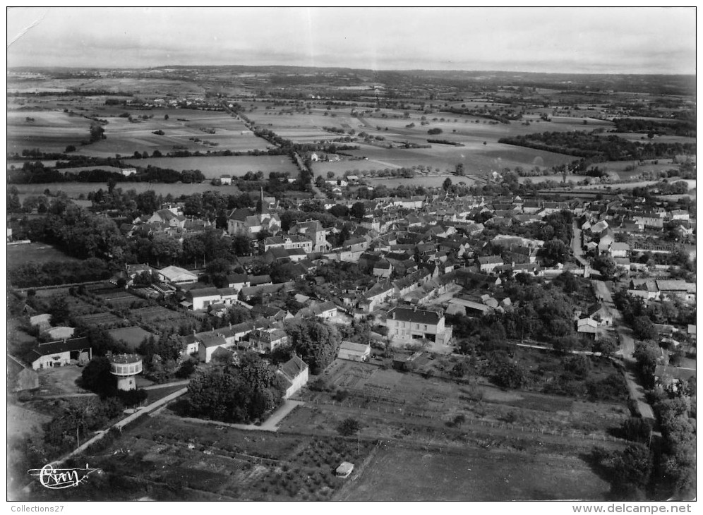 18-LES AIX-D'ANGILLON- VUE GENERALE AERIENNE - Les Aix-d'Angillon