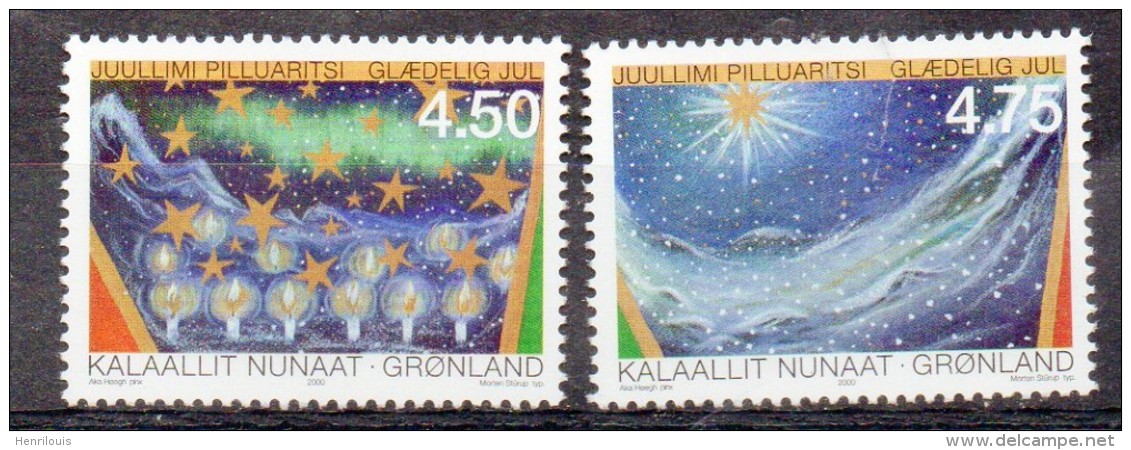 GROENLAND  Timbres Neufs ** De 2000  ( Ref 35 E  )  Noël - Neufs