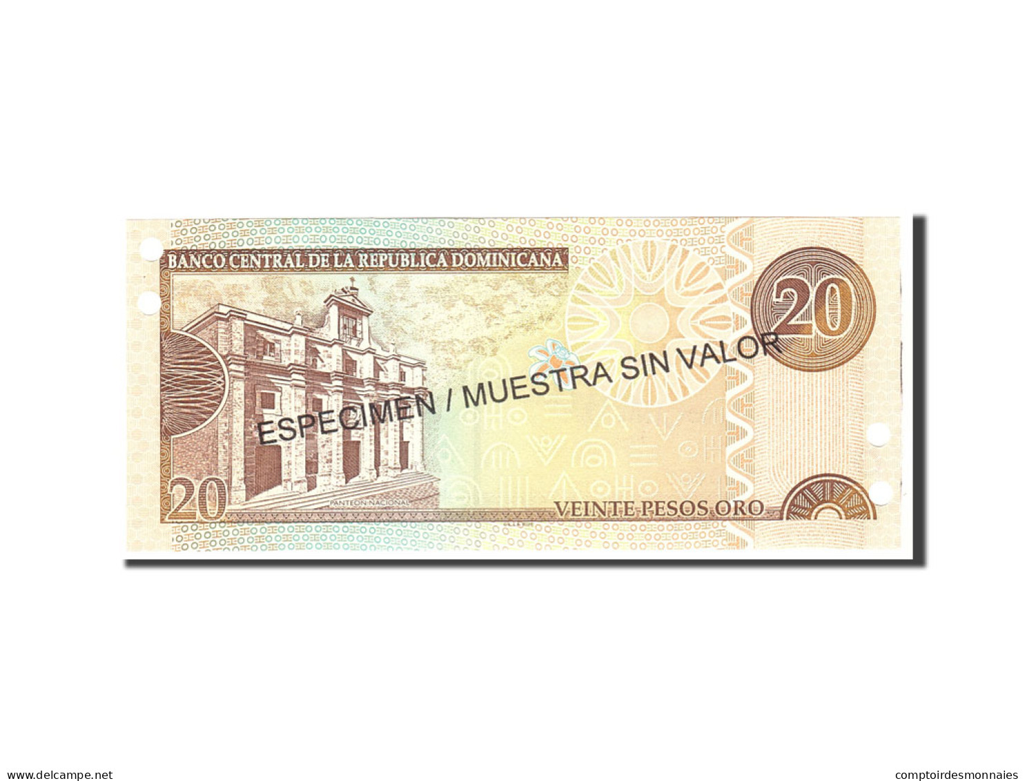 Billet, Dominican Republic, 20 Pesos Oro, 2003, Undated, KM:169s3, NEUF - Dominikanische Rep.