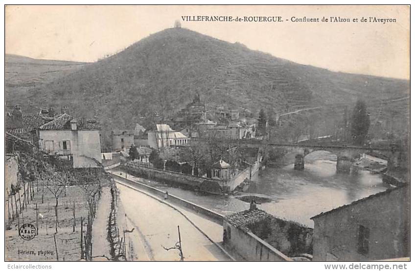 Viilefranche De Rouergue     12    Confluent De L'Alzon Et De L'Aveyron - Villefranche De Rouergue