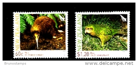 NEW ZEALAND - 2011  KIWI-KAKAPO  SET  MINT NH - Neufs