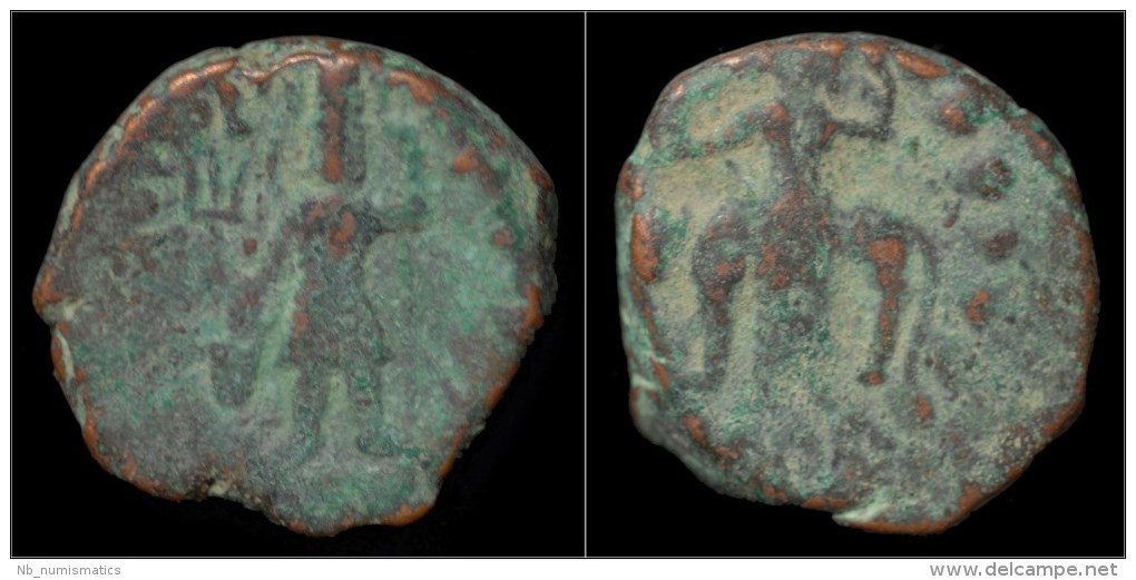 Kushan Kingdom Vasudeva AE Didrachm - Indisch