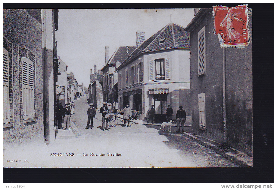 SERGINES RUE TREILLES GARDE CHAMPETRE - Sergines