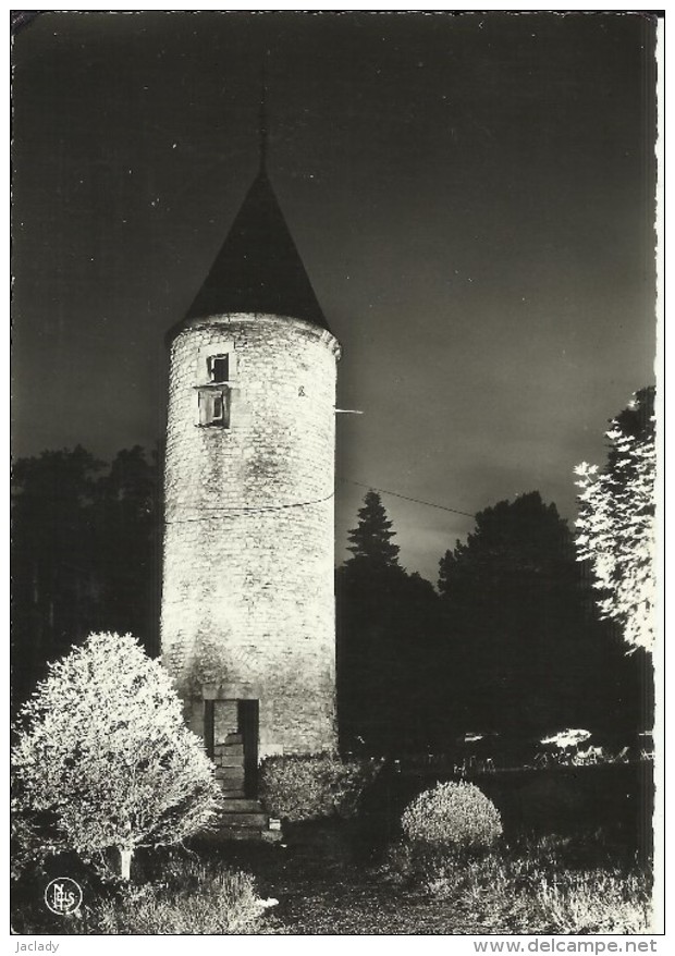 Oteppe - L' Hirondelle -- Vue De Nuit De La Tour Et Du Parc.   (2 Scans) - Burdinne