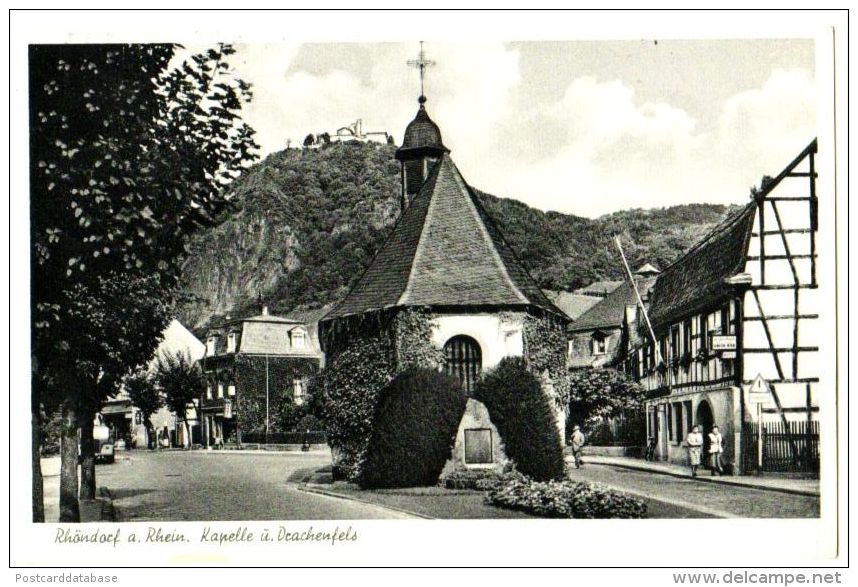 Rhondorf A. Rhein - Kapelle U. Drachenfels - Bad Honnef