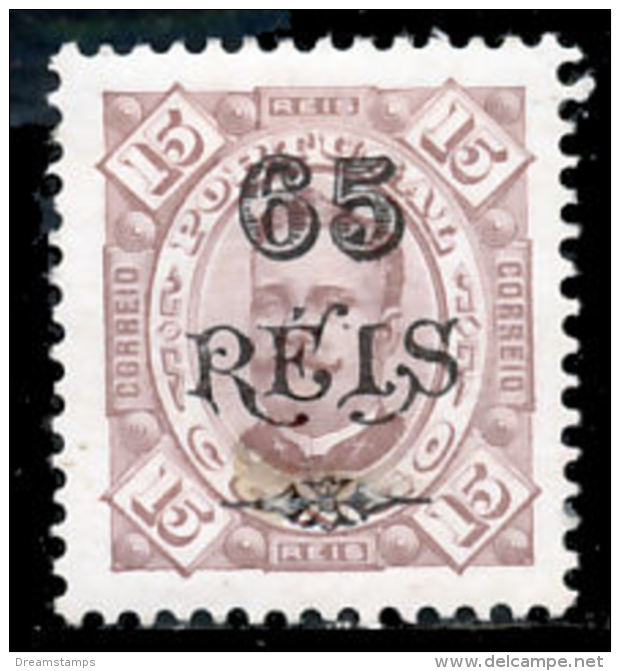 !										■■■■■ds■■ Congo 1902 AF#29 * Surcharges 65 On 15 Réis 11,5 (x0861) - Portugiesisch-Kongo