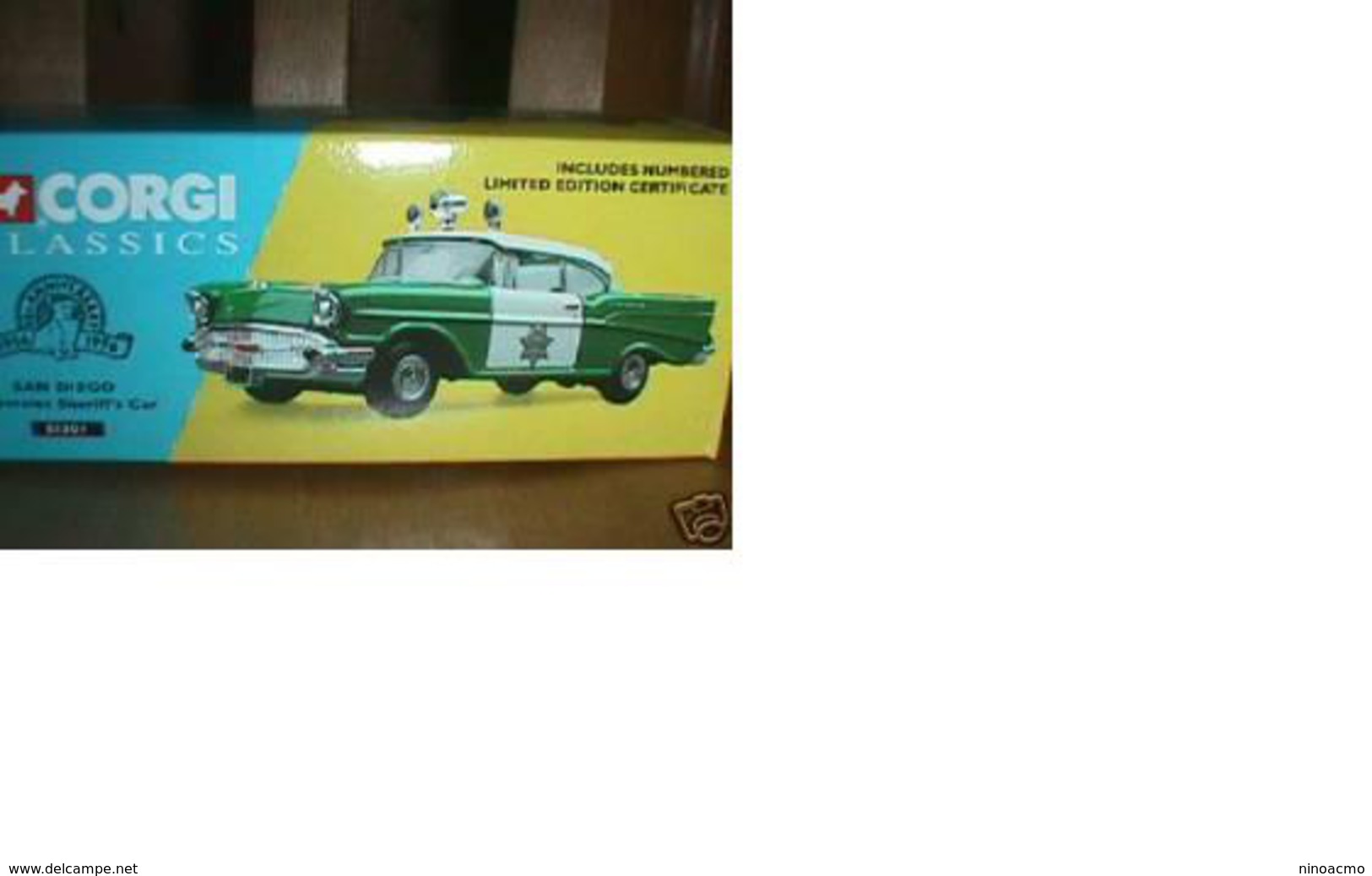 Corgi 51301 Chevrolet Sheriff San Diego  N/B - Corgi Toys