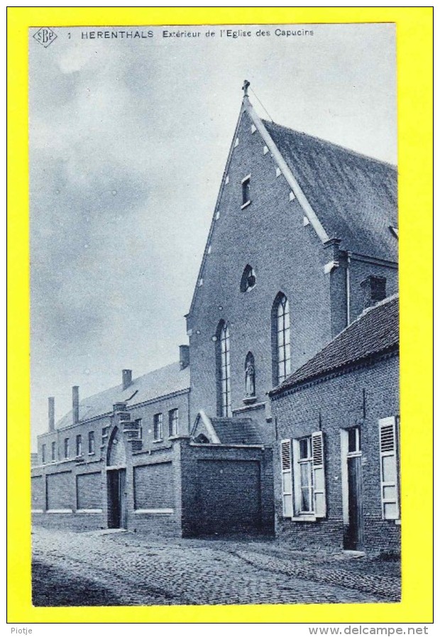 * Herentals - Hérenthals (Antwerpen - Anvers) * (SBP, Nr 1) Extérieur De L'église Des Capucins, TOP, Unique, Rare, Old - Herentals