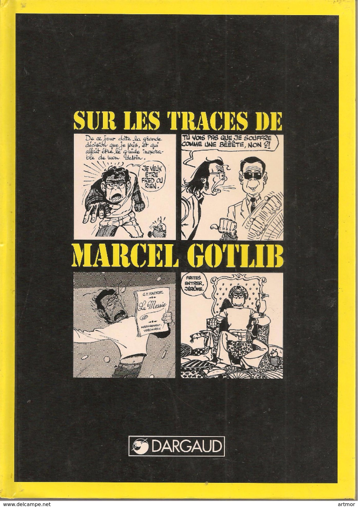 FREMION - SUR LES TRACES DE MARCEL GOTLIB - DARGAUD 1992 - Gotlib