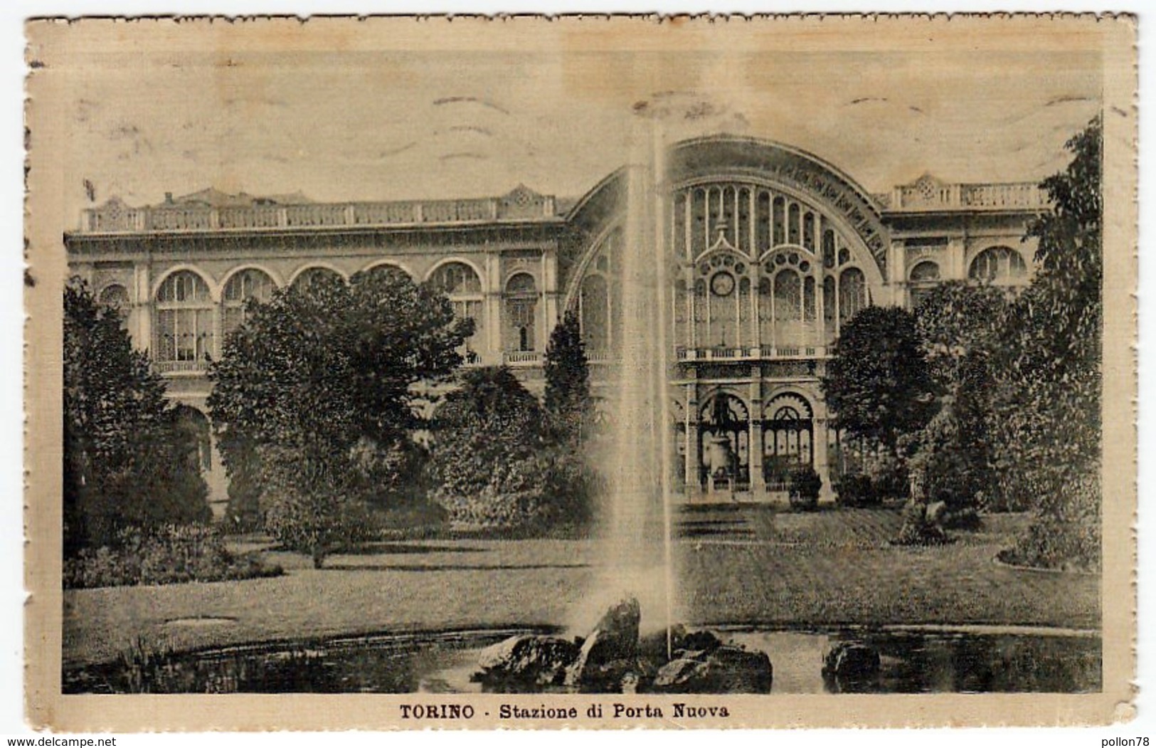 TORINO - STAZIONE DI PORTA NUOVA - 1917 - Vedi Retro - Formato Piccolo - Stazione Porta Nuova