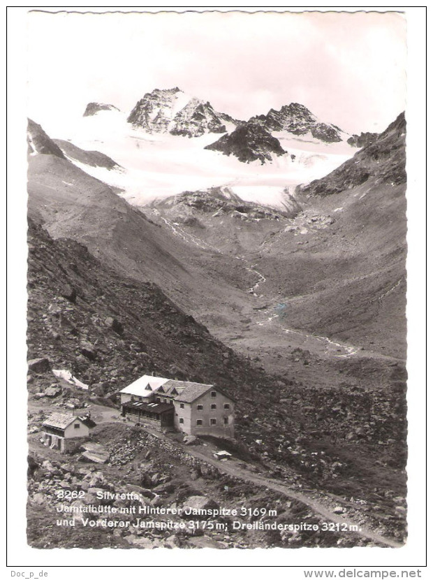 Österreich - Silvretta - Jamtalhütte Mit Hinterer Jamspitze U. Vorderer Jamspitze - Nice Stamp - Götzis