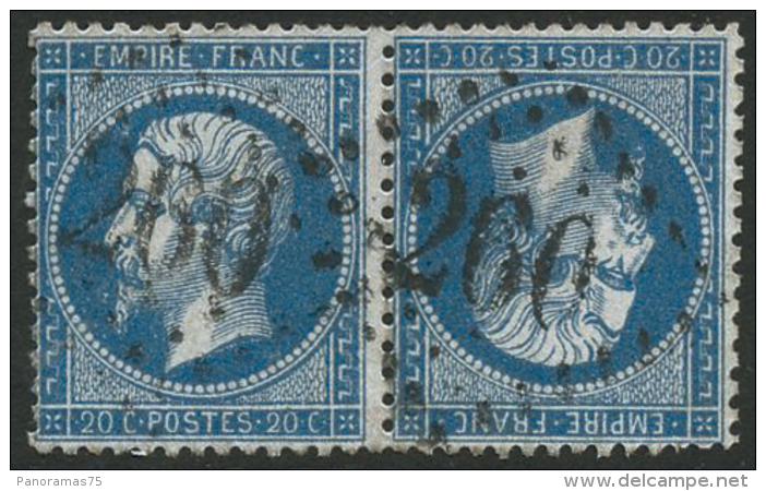 N°22b 20c Bleu, Paire Tête-bèche - TB - Otros & Sin Clasificación