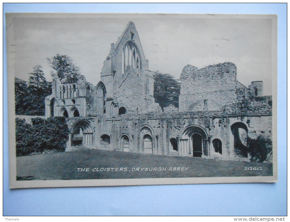 CPSM "The Cloisters, Dryburgh Abbey" - Berwickshire