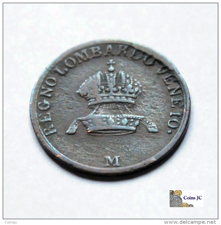 Italia - Reino Lombardo - Milan - 1 Centésimo - 1822 - Lombardie-Vénétie