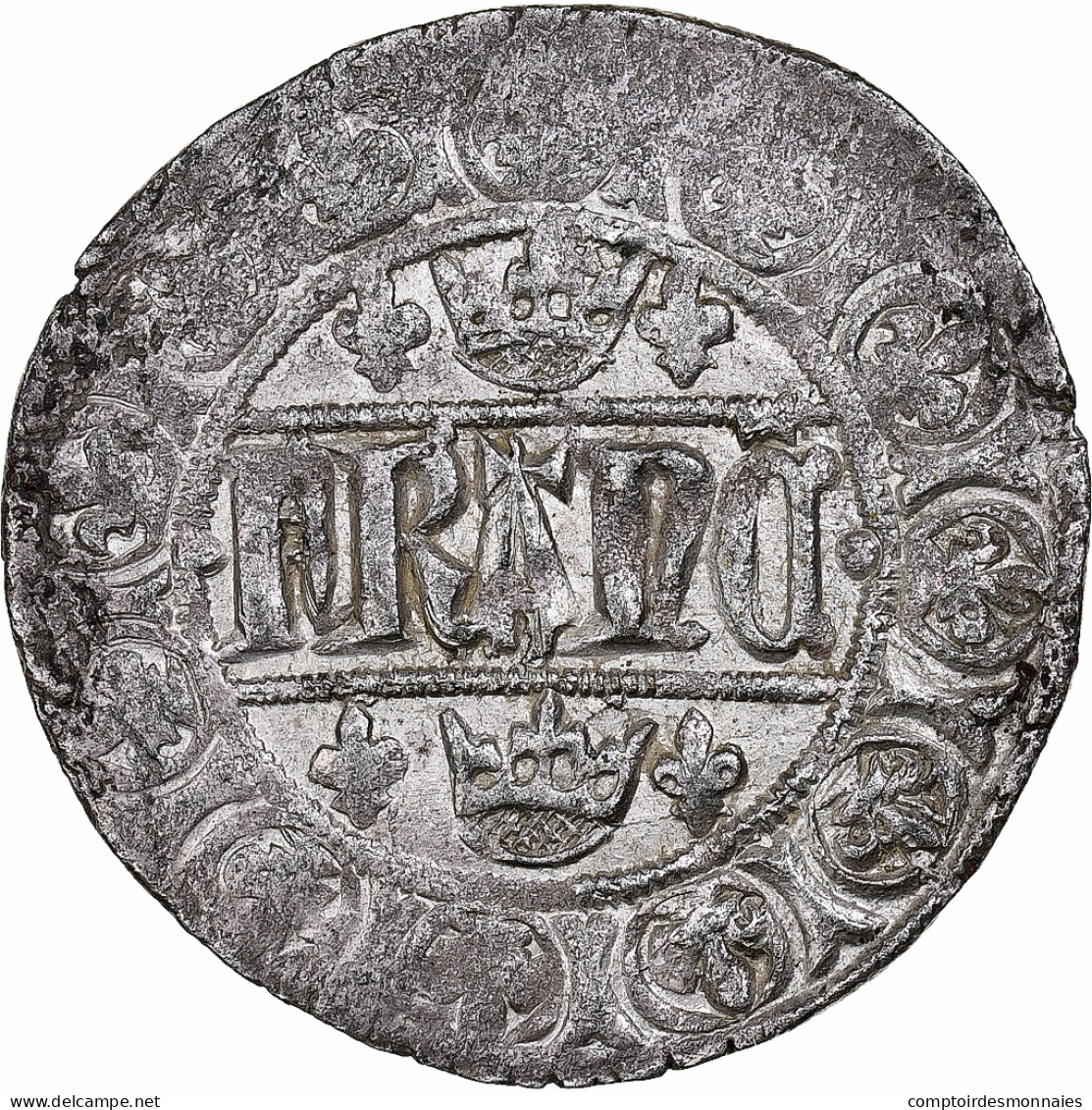 France, Jean II Le Bon, Blanc Aux Quadrilobes, 1354-1364, Billon, TTB - 1350-1364 Juan II El Bueno