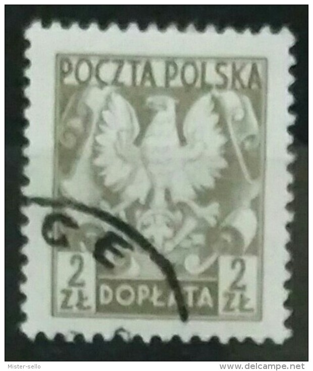 POLONIA. DOPLATA. USADO - USED. - Steuermarken