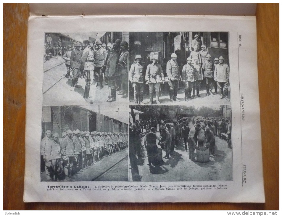 No 38-1916-CROATIA MAGAZINE-(GERMAN WEHRMACHT WWI ) - Andere & Zonder Classificatie