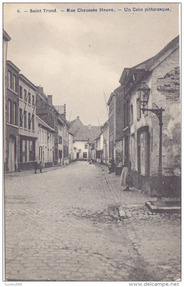 St Truiden Saint Trond - Rue Chaussée Neuve - Un Coin Pittoresque (animation, Phot. H. Bertels) - Sint-Truiden