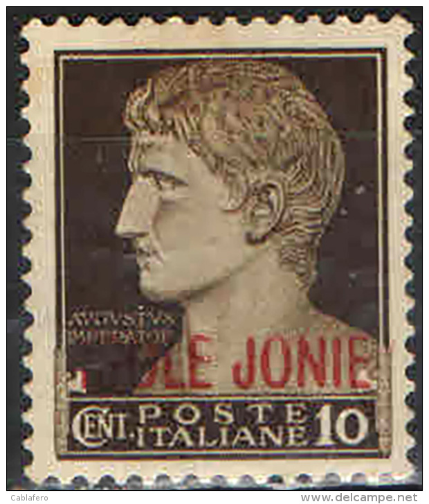 ITALIA - ISOLE IONIE - 1941 - IMPERIALE 10 C. - NUOVO MH - Ionian Islands