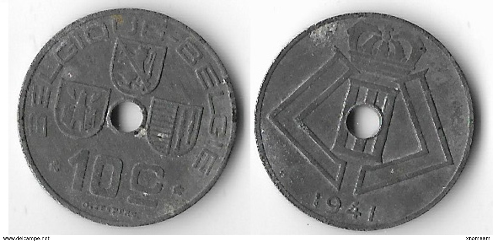 Belgie - Belgique - 10 Centimes - 1941 - 10 Cents