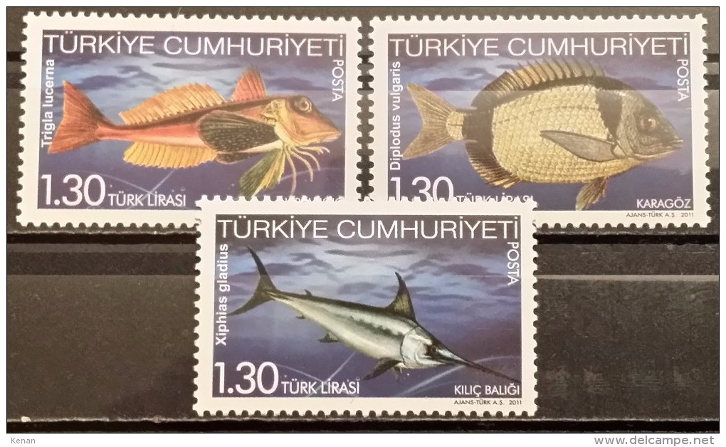 Turkey, 2011, Mi: 3874/76 (MNH) - Neufs