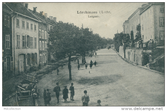 57 LORQUIN / Langestrasse / TOP CARTE RARE - Lorquin