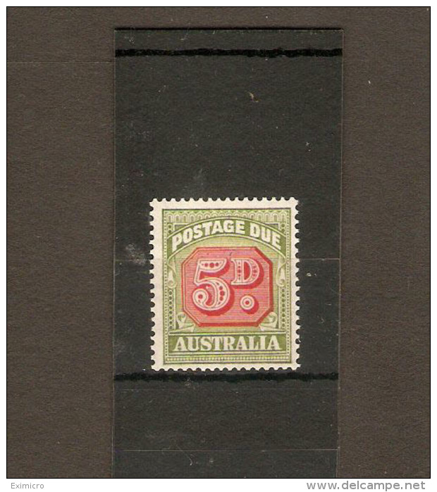 AUSTRALIA 1948 5d  POSTAGE DUE SG D124  VERY LIGHTLY MOUNTED MINT Cat £21 - Postage Due
