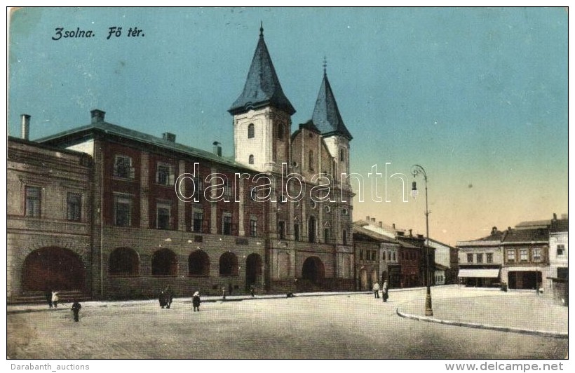 * T2/T3 Zsolna, Zilina; FÅ‘ Tér, Kiadja Biel L. / Main Square - Non Classés