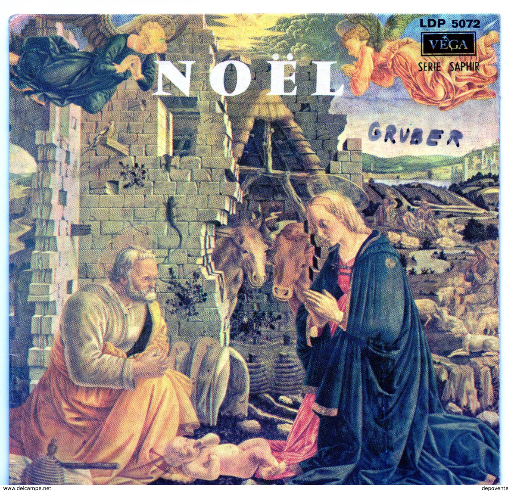 45T : NOEL - IL EST NE LE DIVIN ENFANT / BELLE NUIT, SAINTE NUIT - Weihnachtslieder
