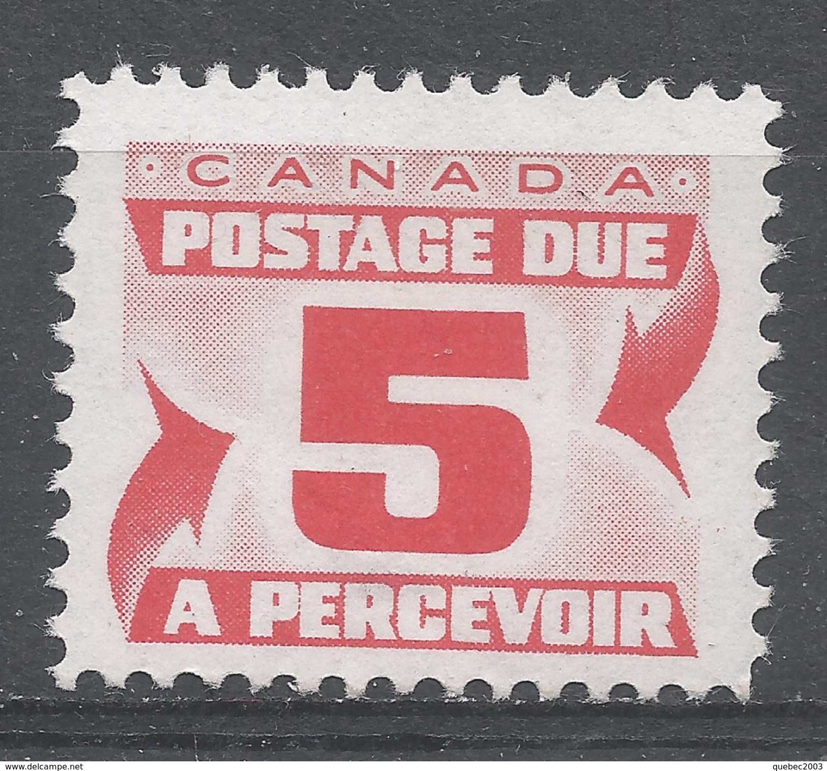 Canada 1967. Scott #J25 (MNH) Numeral Of Value - Postage Due